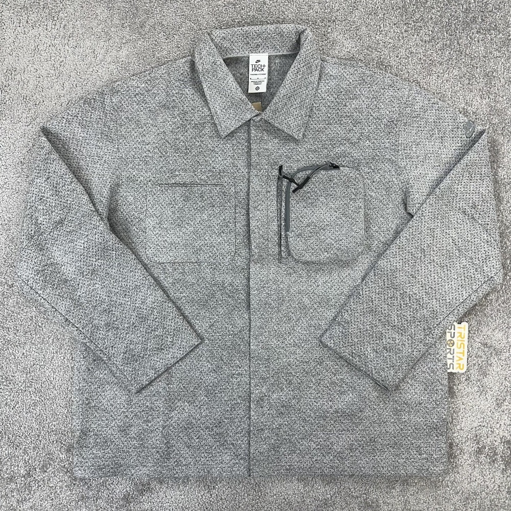 Nike Tech Pack Therma-FIT ADV Jacket Mens Medium Gray Shacket DV9992-084